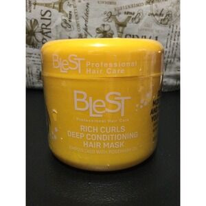 BleST Professional Hair Care Rich Curls Deep Conditioning Hair Mask new
